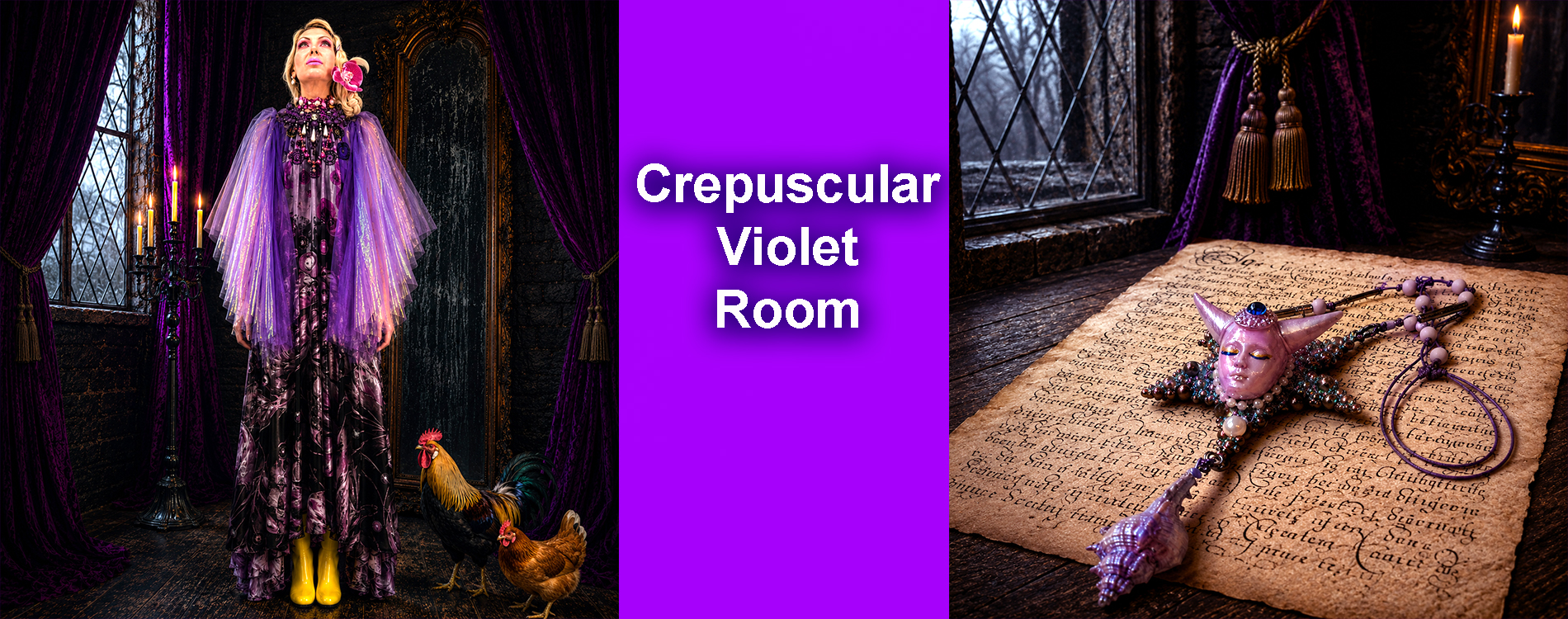 Crepuscular Violet Room