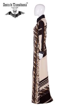 Abito couture stampa piano forte