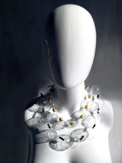 Collier doppio in plexiglass