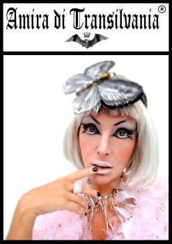 Cerchietto con farfalla per capelli