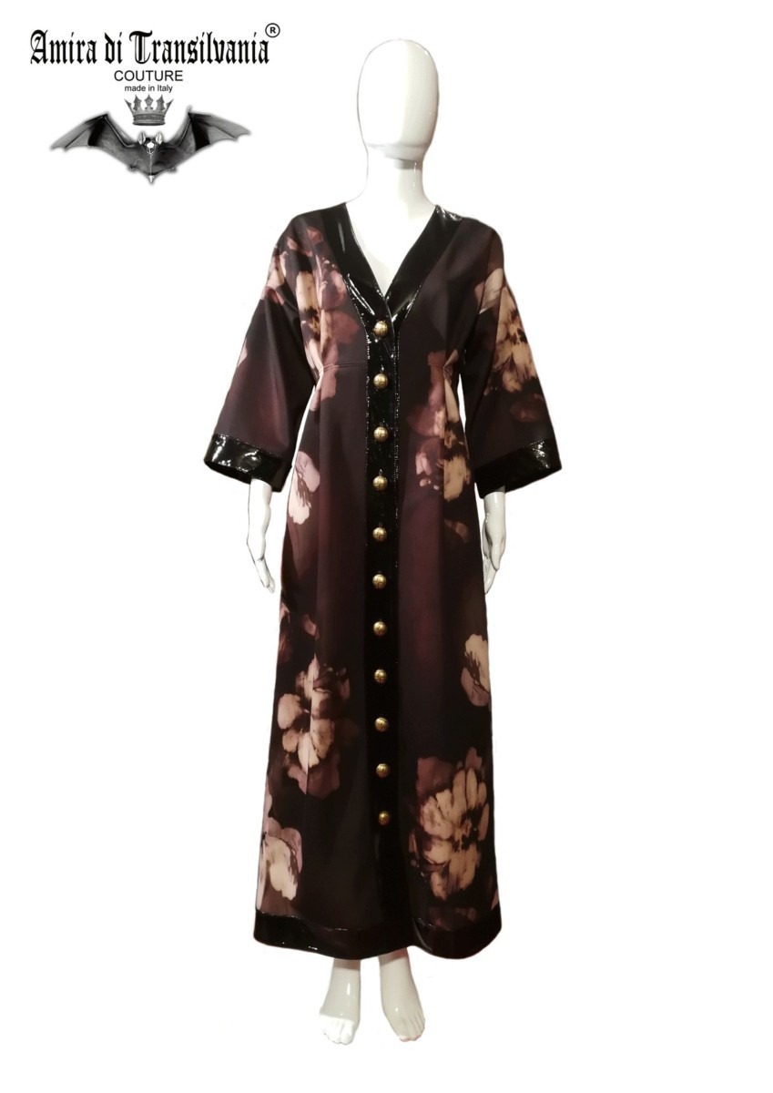 Cappotto couture stile orientale