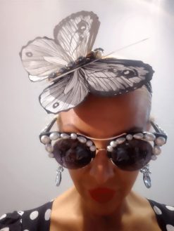 Cerchietto con farfalla per capelli