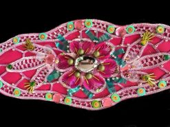 Cintura gioiello fiore rosa