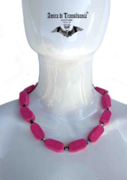 Collier rosa di zucchero