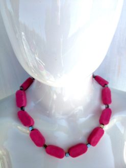 Collier rosa di zucchero