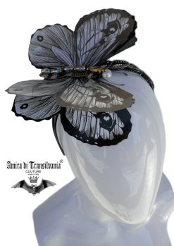 Cerchietto con farfalla per capelli