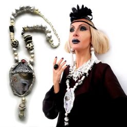 Collana art decò ritratto