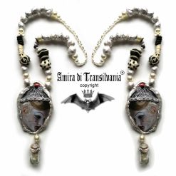 Collana art decò ritratto