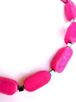Collier rosa di zucchero