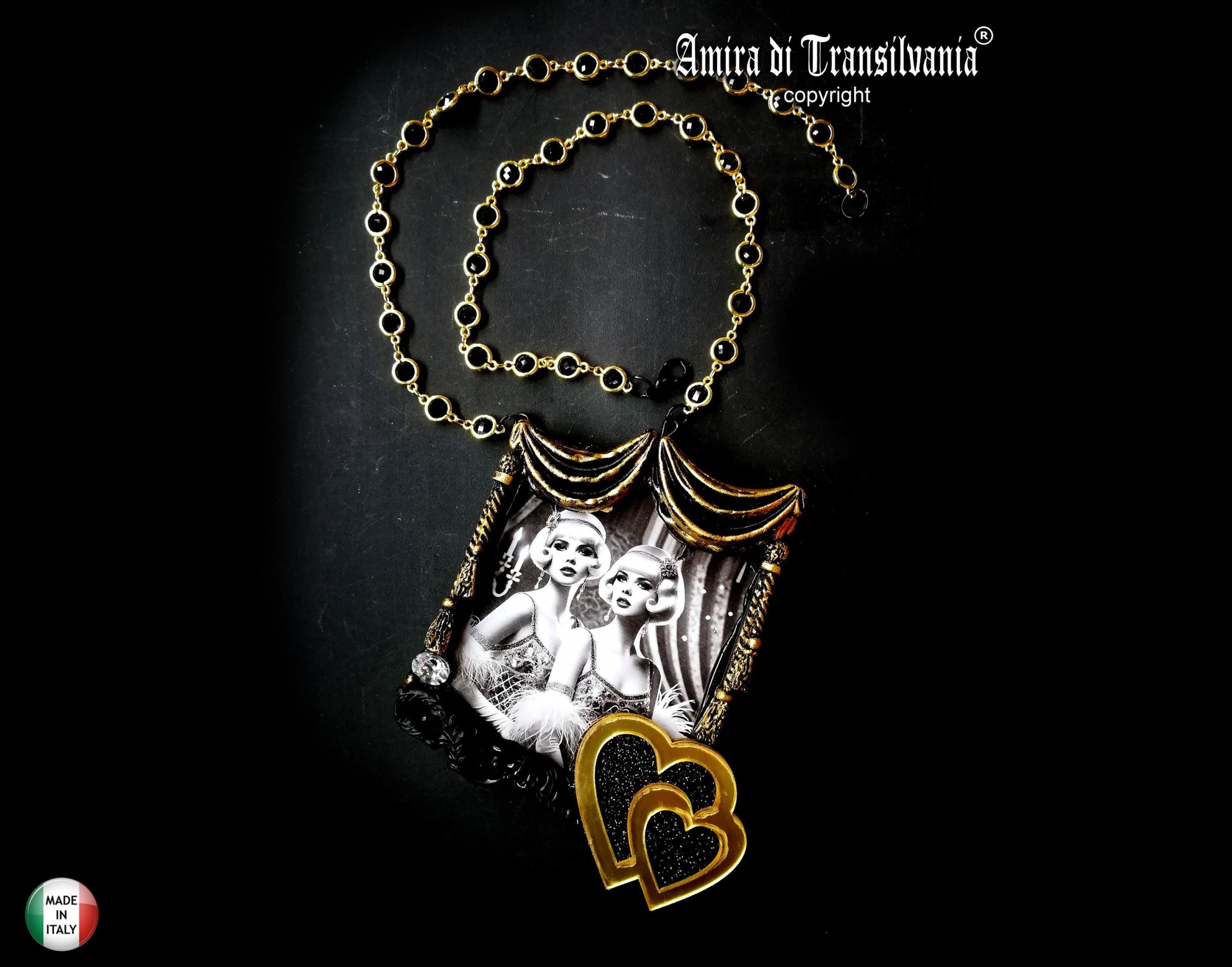 Belle Epoque 1920 Jewelry Art Deco Nouveau, Antique Charleston Charm Pearl Pendant Vintage Liberty