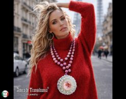 Futuristic Candy Jewel, Street Style Jewelry Avant-garde Big Bold Chunky Necklaces Design Pendant
