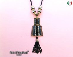 Handmade Art Deco Crystal Fringe Necklace, Vintage Style Choker