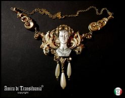 Handmade Art Deco Pearl Choker, Baroque Vintage Style