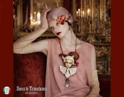 The Little Prince, Fairy Tale Statement Jewelry Pendant, Art Deco Belle Epoque & Baroque Necklace