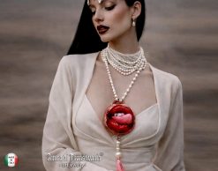 Lips Gloss Jewelry, Romantic Kiss Necklace, Modernist Pop Art Pendant, Hip Hop Tassel Charm