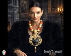 Bat Vampire Pendant, Dracula Transilvania Gothic Jewelry Locket Medallion Charm Sculpture Iris Apfel Necklace