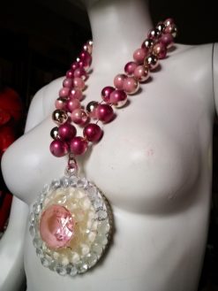 Futuristic Candy Jewel, Street Style Jewelry Avant-garde Big Bold Chunky Necklaces Design Pendant
