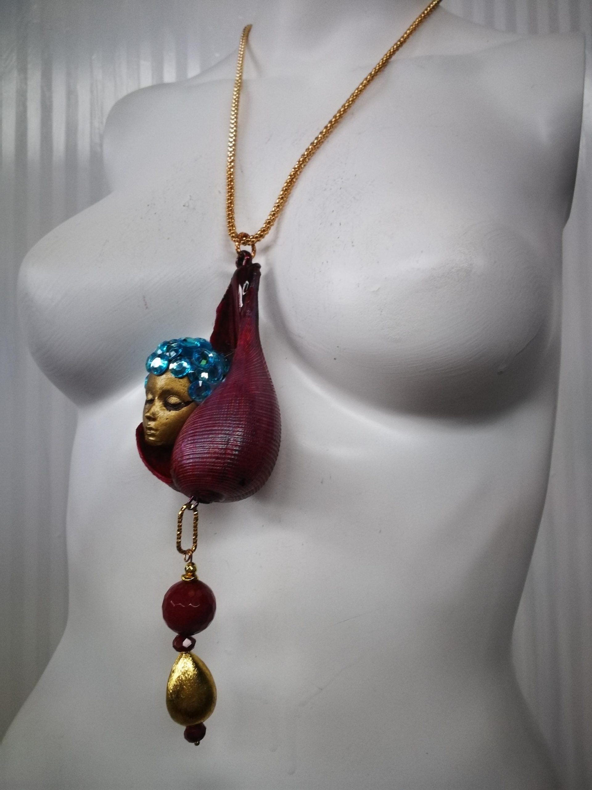 Shell Jewelry, Seashell Natural Sea Conch Necklace Charm, Mermaid Luxury Nautilus Pendant Abalone Cowrie