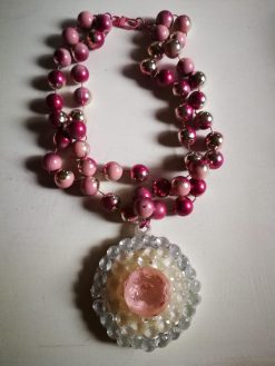 Futuristic Candy Jewel, Street Style Jewelry Avant-garde Big Bold Chunky Necklaces Design Pendant