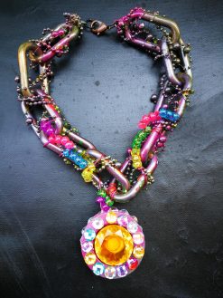 Futuristic Jewelry Design Chain, Avant-garde Street Style Jewel, Big Bold Chunky Necklaces Maximalist Pendant