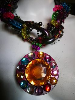 Futuristic Jewelry Design Chain, Avant-garde Street Style Jewel, Big Bold Chunky Necklaces Maximalist Pendant