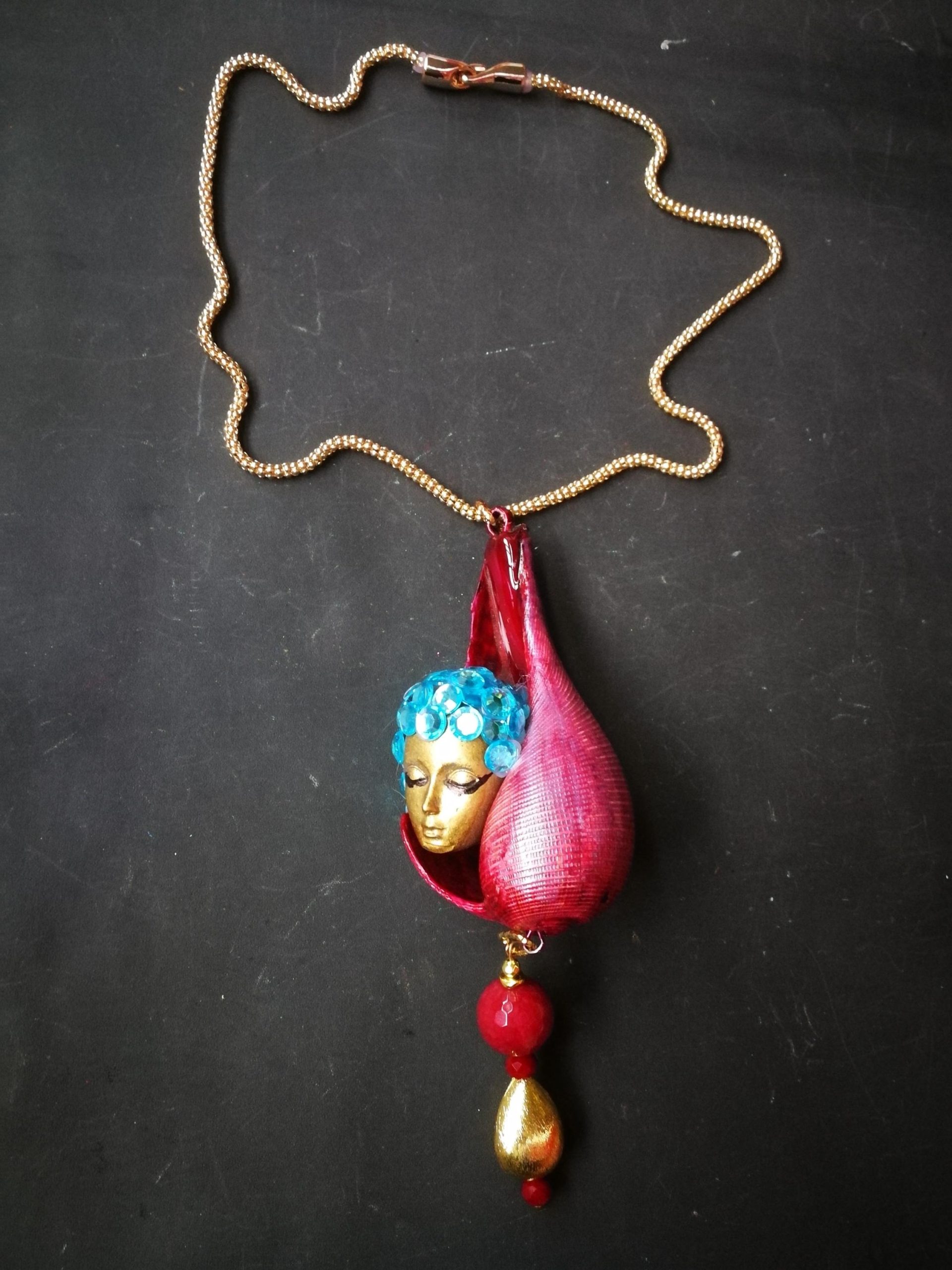 Shell Jewelry, Seashell Natural Sea Conch Necklace Charm, Mermaid Luxury Nautilus Pendant Abalone Cowrie