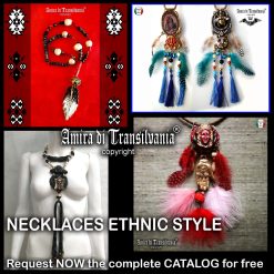 Tribal Jewelry Ainu Tribe, Japanese Folk Chunky Pendant, Helping Hand Statement Necklace Charm Maximalist