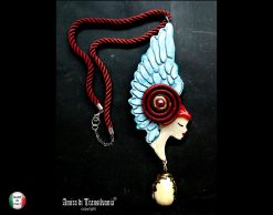 Guardian Angel, Winged Pendant Archangel Jewelry Gift, Celestial Cherubim Seraphim Necklace, Seraph Cherub Charm