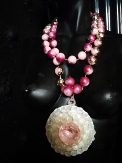 Futuristic Candy Jewel, Street Style Jewelry Avant-garde Big Bold Chunky Necklaces Design Pendant