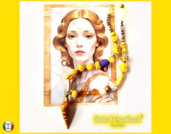 Ladies Jewel, Luxury Design Jewelry, Handmade Jewelery Chunky Beaded Statement, Necklace Bib Shell Charm