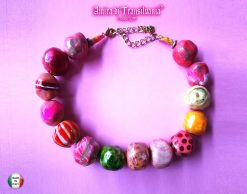 Statement Necklace - Chromatic Masterpiece Artwork Jewelry, Luxury Design Contemporary Piece, Artistic Colorful Sculptural Beaded