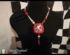 Betty Boop Jewelry - Luxury Pop Art Statement Pendant, Hollywood Icon Cartoon Pendant Charleston Charm