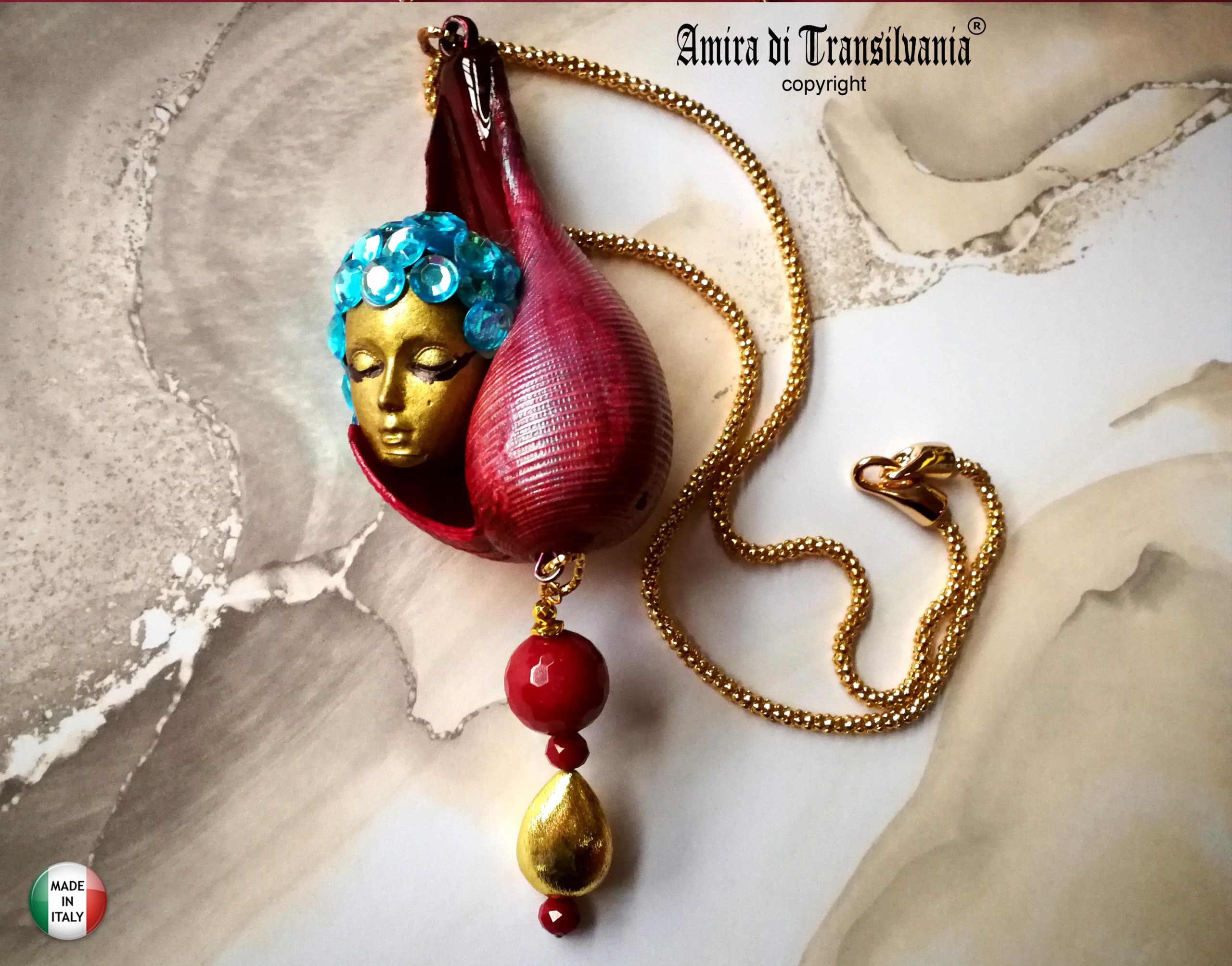 Shell Jewelry, Seashell Natural Sea Conch Necklace Charm, Mermaid Luxury Nautilus Pendant Abalone Cowrie