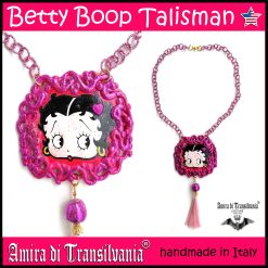 Betty Boop Necklace - Luxury Statement Pop Art Jewelry Hollywood Icon Pin Up Pendant