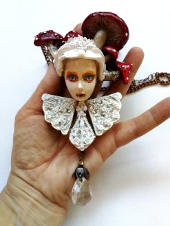 The Little Prince, Fairy Tale Statement Jewelry Pendant, Art Deco Belle Epoque & Baroque Necklace