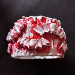 Bat Vampire Rigid Bracelet Jonc, Red Bangle Dracula Castle Transilvania Blood Sculptural Statement Jewelry