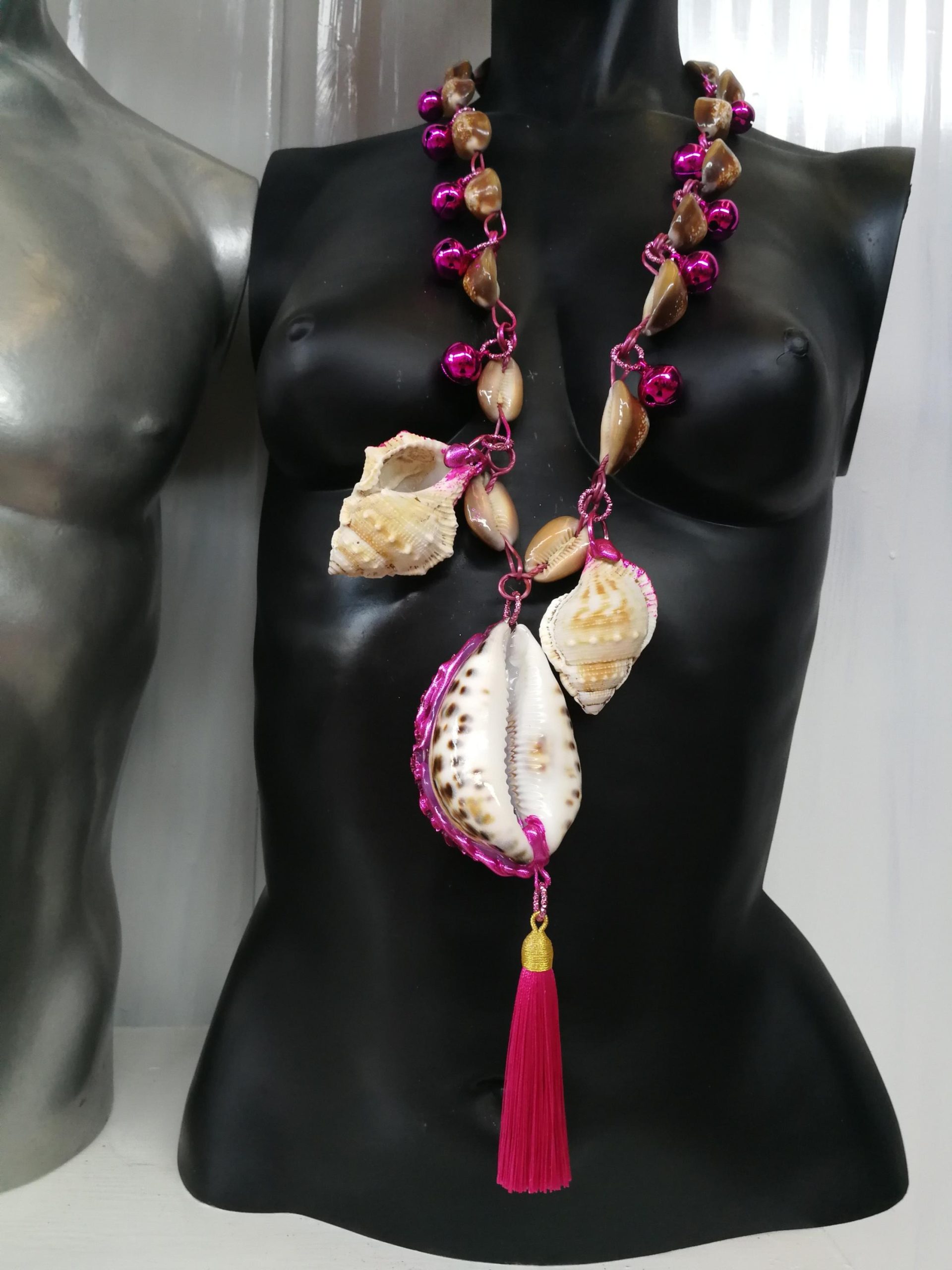 Puka Shell Necklace, Luxury Jewelry Nautilus Pendant, Seashell Natural Sea Conch, Scallop Abalone Cowrie