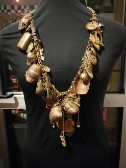 Antique Jewelry, Luxury Vintage Old Pendant Copper Sheets Charm, Chunky Boho Tribal Ethnic Jewellery