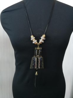 Handmade Art Deco Crystal Fringe Necklace, Vintage Style Choker