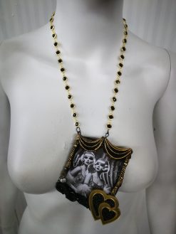 Belle Epoque 1920 Jewelry Art Deco Nouveau, Antique Charleston Charm Pearl Pendant Vintage Liberty