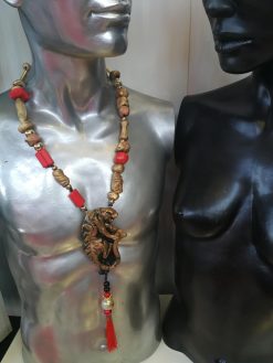 Black Panther Pendant, Designer Jewelry Sculptural Statement Big Bold Chunky Necklace Golden Wild Animal