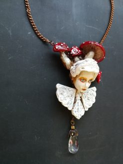 The Little Prince, Fairy Tale Statement Jewelry Pendant, Art Deco Belle Epoque & Baroque Necklace