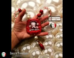 Betty Boop Jewelry - Luxury Pop Art Statement Pendant, Hollywood Icon Cartoon Pendant Charleston Charm