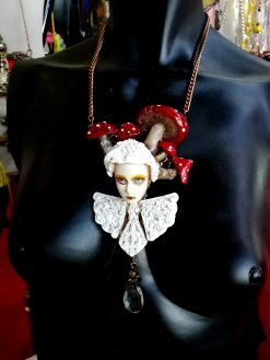 The Little Prince, Fairy Tale Statement Jewelry Pendant, Art Deco Belle Epoque & Baroque Necklace