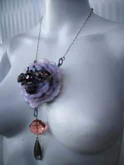 Art Deco Bee Necklace, Belle Epoque Locket, Handmade Italian Jewelry