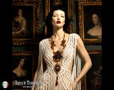 Statement Jewelry Long Pendant Bat Vampire Tie Necklace Transylvania Baroque Gothic Luxury Aristocratic Cameo
