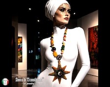 Whimsical Jewelry Big Bold Chunky Necklaces Oversized Pendant Maximalist Star Futuristic Jewel Street Style