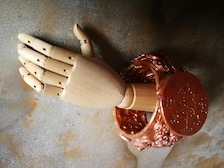 Steampunk Bracelet Bold Arm Cuff Chunky Sculpted Bangle Maximalist Steam Punk Iris Apfel Jewelry